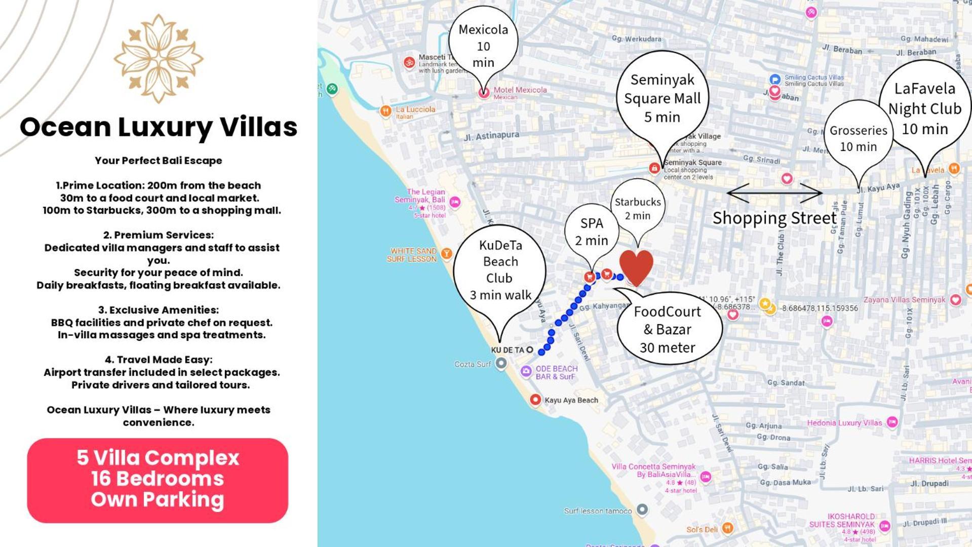 Ocean Luxury Villas Seminyak Zewnętrze zdjęcie